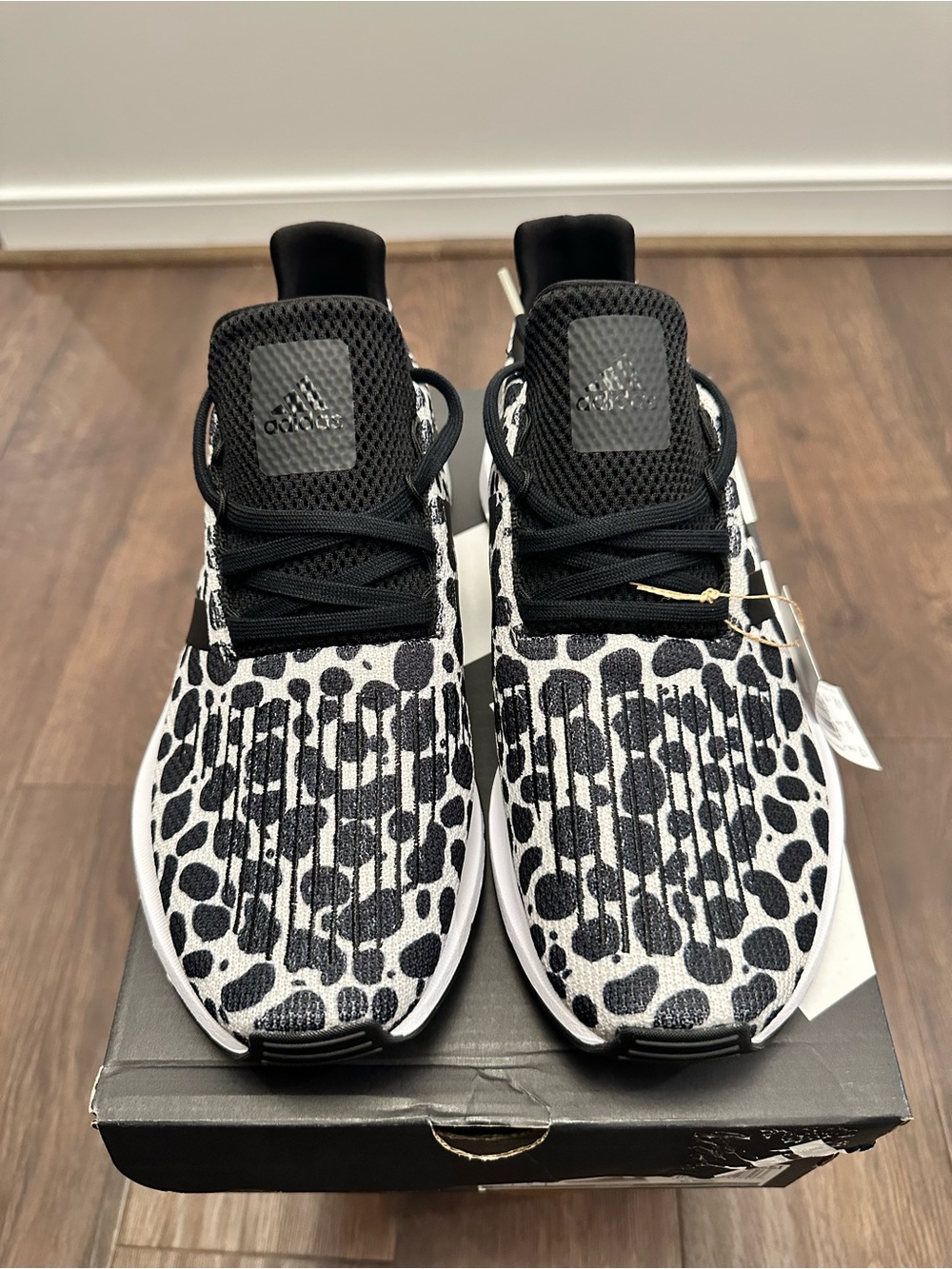 Adidas Women’s Swift Run 1.0 Leopard Print Sneakers - JR0634, Size 9.5